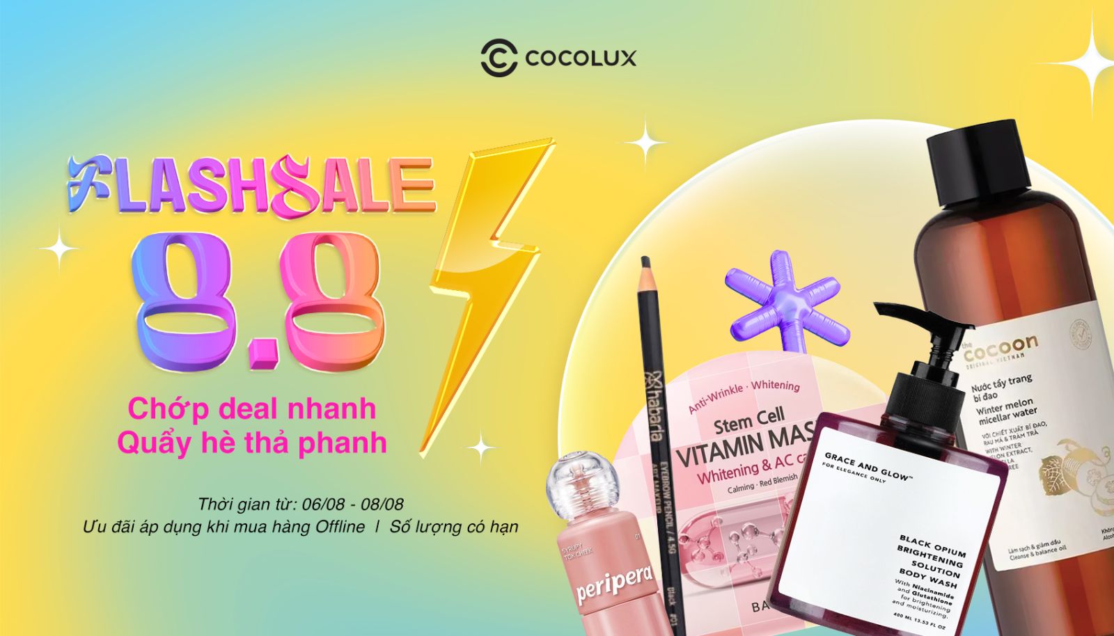 🔥️ [𝗙𝗹𝗮𝘀𝗵 𝗦𝗮𝗹𝗲 𝟴.𝟴] SIÊU BÃO GIÁ, CHỚP DEAL ĐÃ CHỈ TỪ #8K